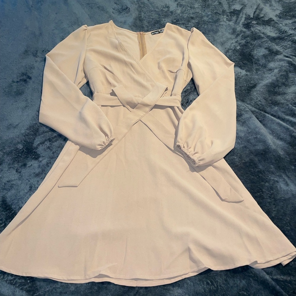 Lantern Sleeve Dress